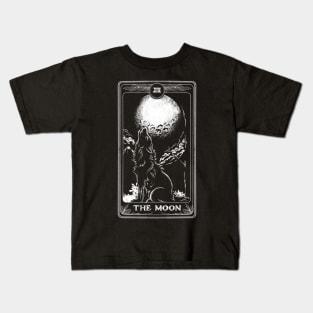 Wolf The Moon Tarrot Kids T-Shirt